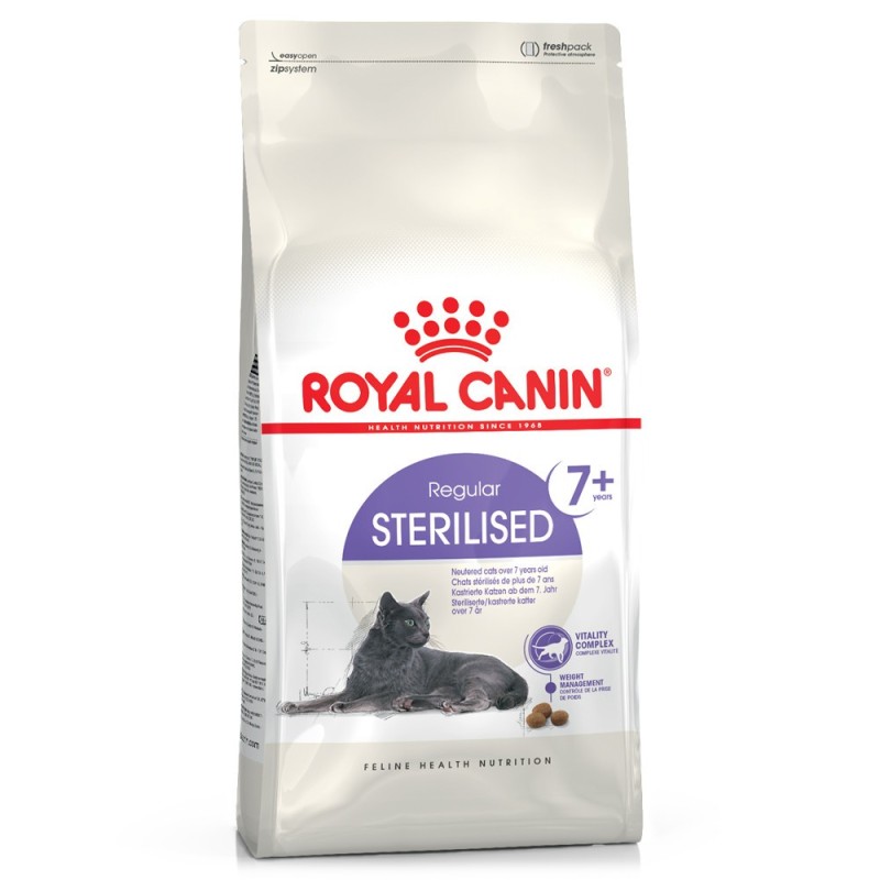 Ração para gato Royal Canin Sterilised 7+