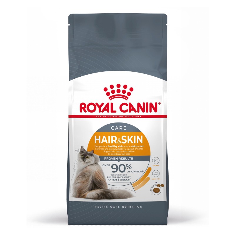 Ração para gato adulto  - Royal Canin Hair & Skin Care