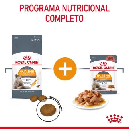Ração para gato adulto  - Royal Canin Hair & Skin Care