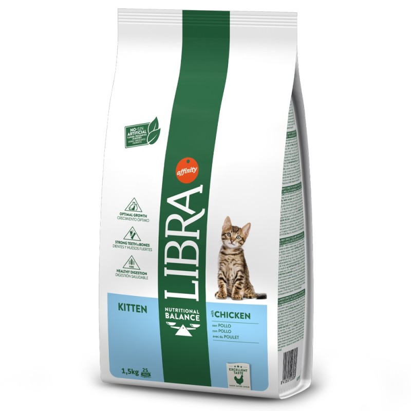 Ração para gatinho Libra Kitten Frango