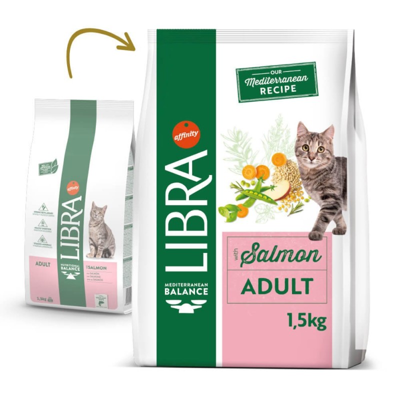 Ração para gato Libra Adulto - Salmão