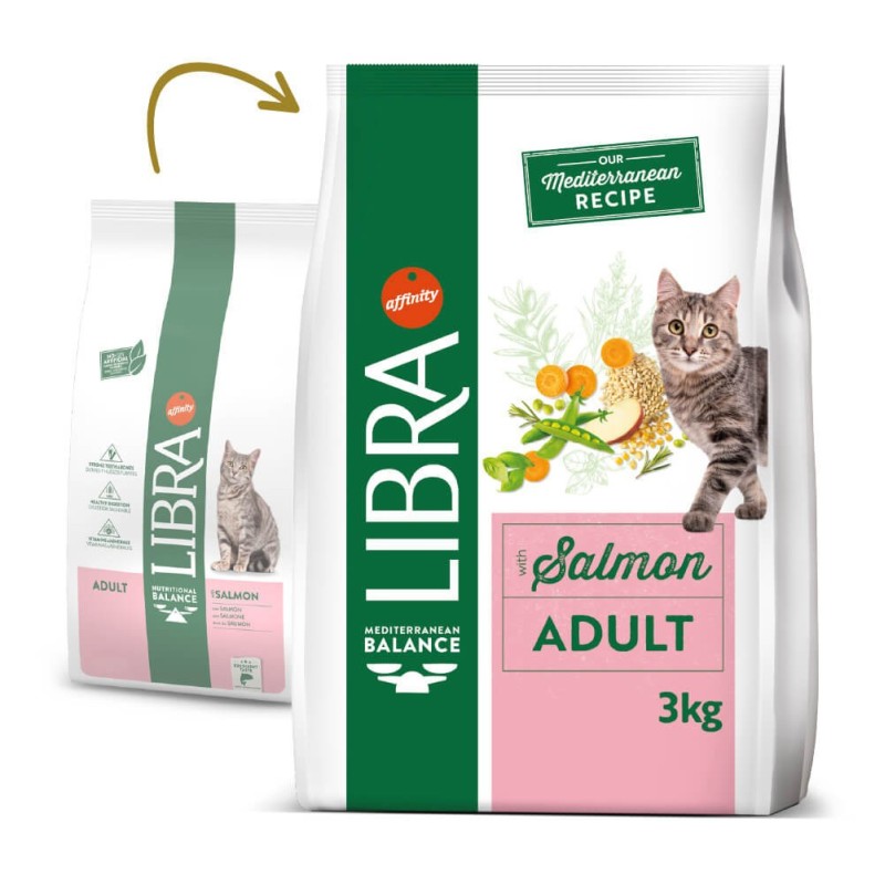 Ração para gato Libra Adulto - Salmão