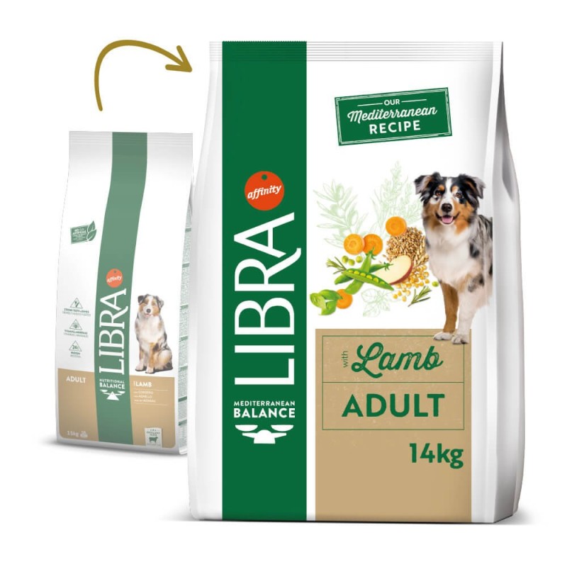 Ração para cão Libra Adulto Cordeiro