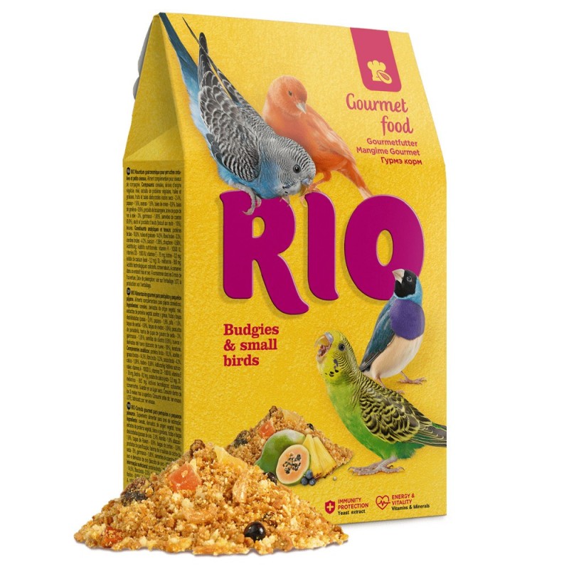 Alimento gourmet para periquitos e pequenas aves - RIO
