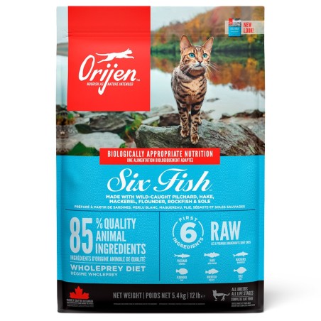 Ração para gato Orijen Six Fish