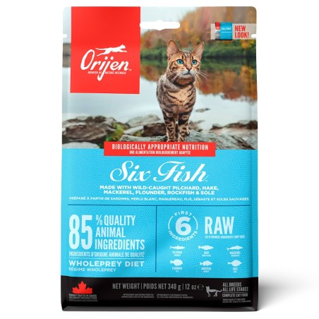 Ração para gato Orijen Six Fish