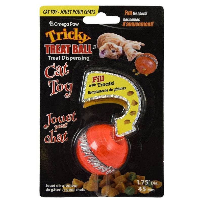 Bola dispensadora de snacks para gato Tricky Treat Ball - Omega Paw