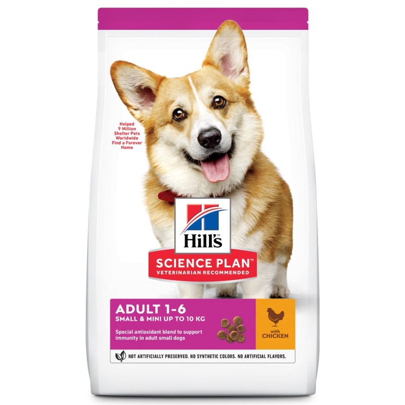 Ração para cão pequeno - Hill's Adulto Small & Mini - Frango