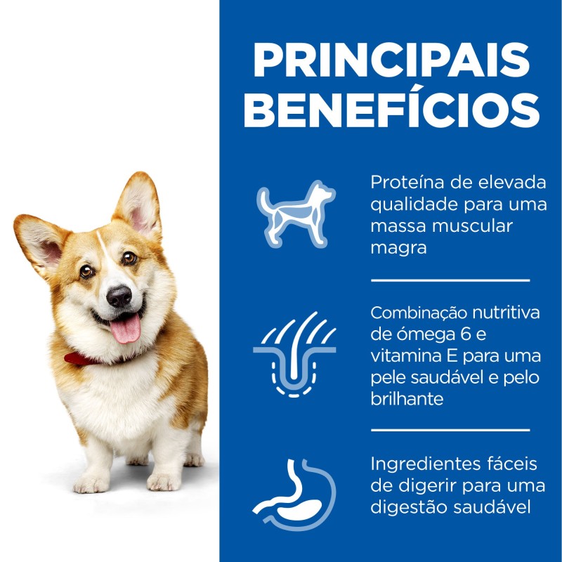 Ração para cão pequeno - Hill's Adulto Small & Mini - Frango