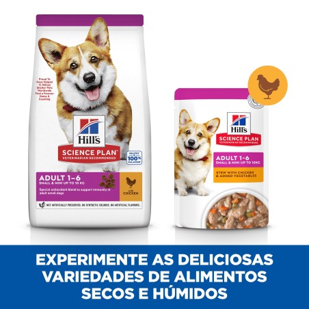 Ração para cão pequeno - Hill's Adulto Small & Mini - Frango