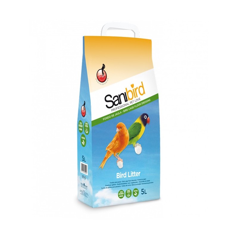 Areia de fundo Classic para aves - Sanibird