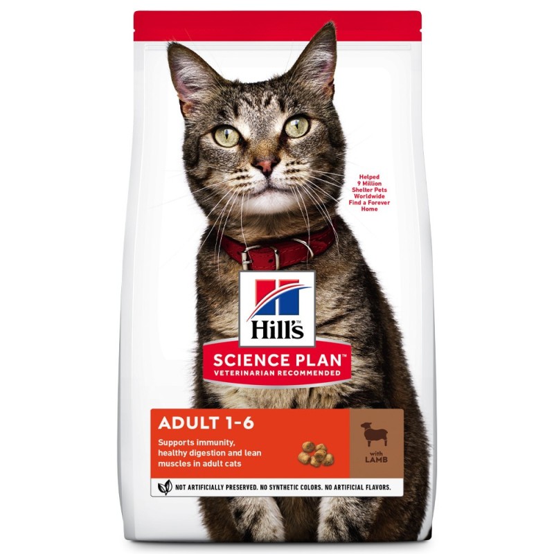 Ração para gato Hill's Adult - Cordeiro