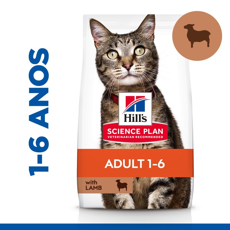 Ração para gato Hill's Adult - Cordeiro