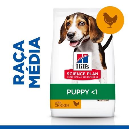Ração para Cão Hill's Puppy Medium Frango