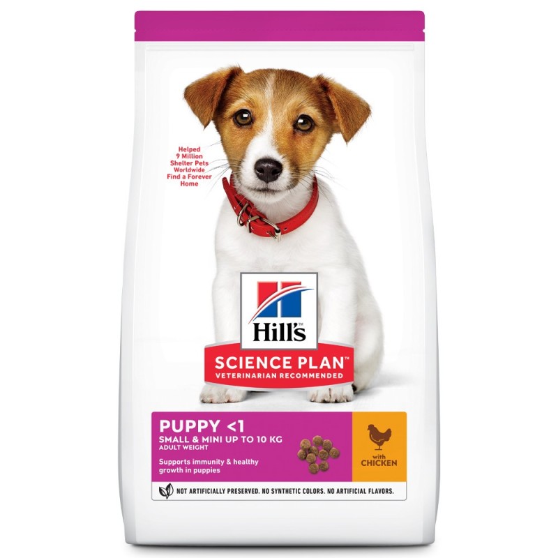 Ração para Cão - Hill's Puppy Small & Miniature - Frango