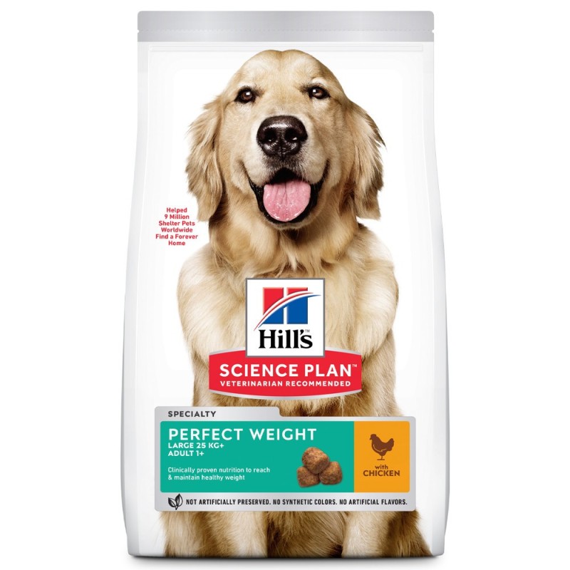 Ração para cão com excesso de peso - Hill's Perfect Weight Large Adult