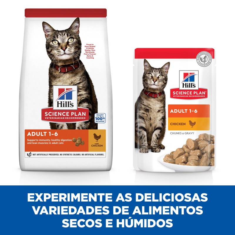 Ração para gato - Hill's Adult - Frango