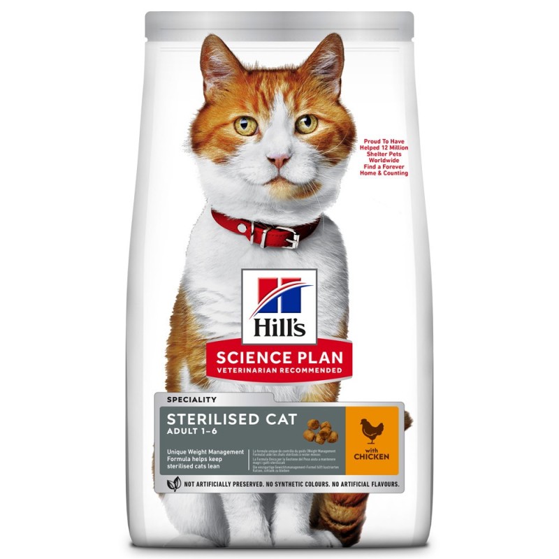 Ração para gato Hill's Sterilised Young Adult