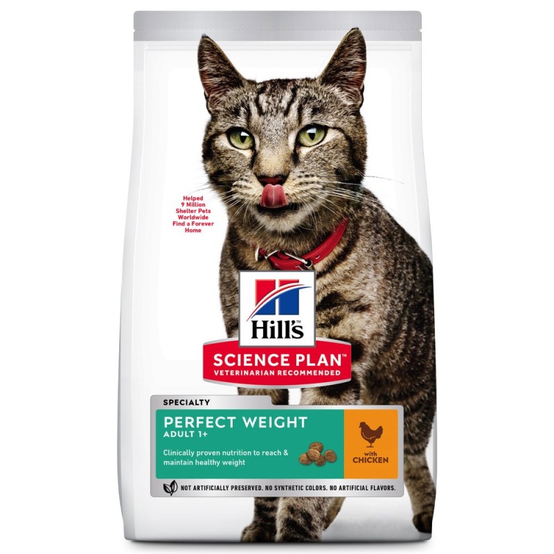 Ração para gato Hill's Perfect Wright Adult - Frango