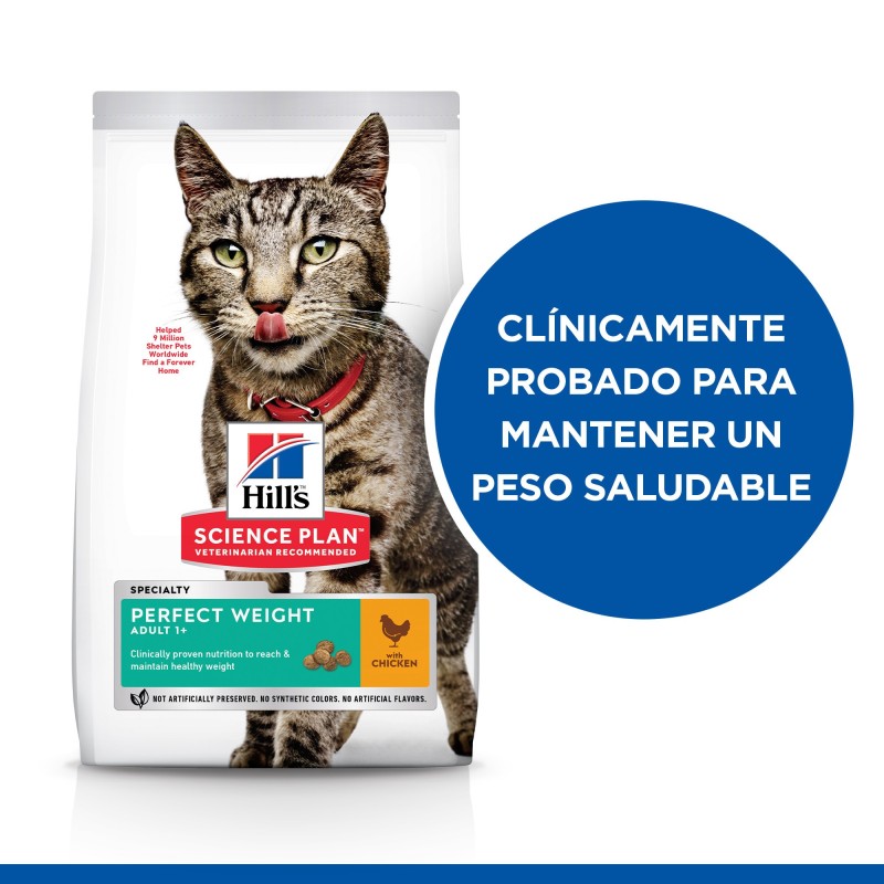 Ração para gato Hill's Perfect Wright Adult - Frango