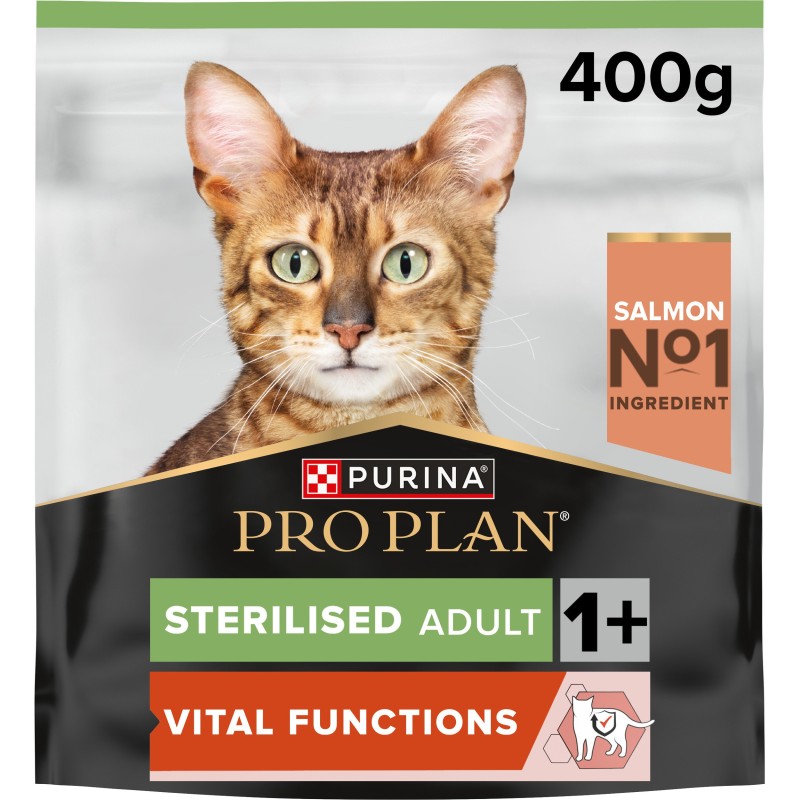 Ração para gato Pro Plan Sterilised Vital Functions - Salmão