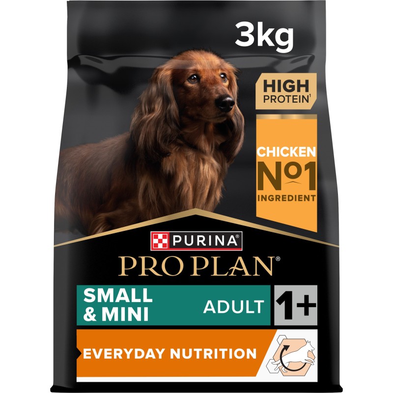 Pro Plan Everyday Nutrition Small & Mini - Ração seca para cão adulto pequeno - Frango