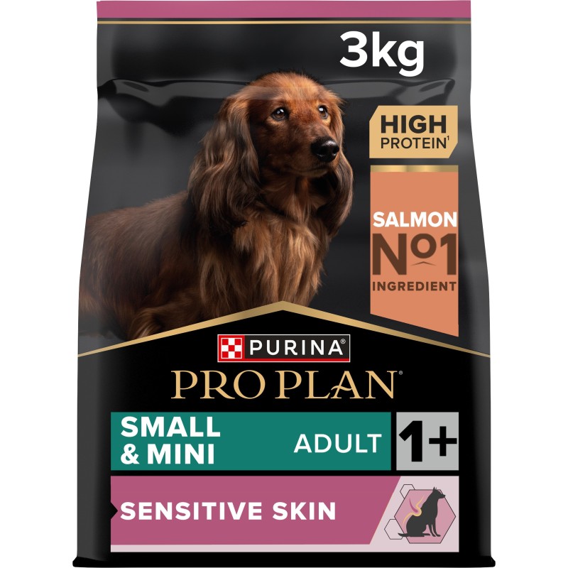 Ração para Cão Pro Plan Sensitive Skin Small & Mini Salmão