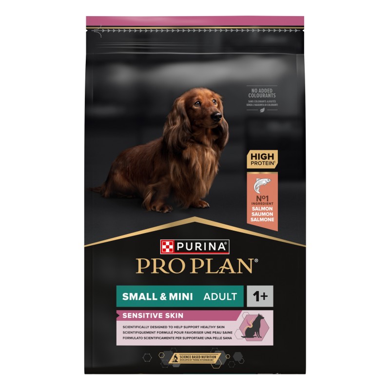 Ração para Cão Pro Plan Sensitive Skin Small & Mini Salmão