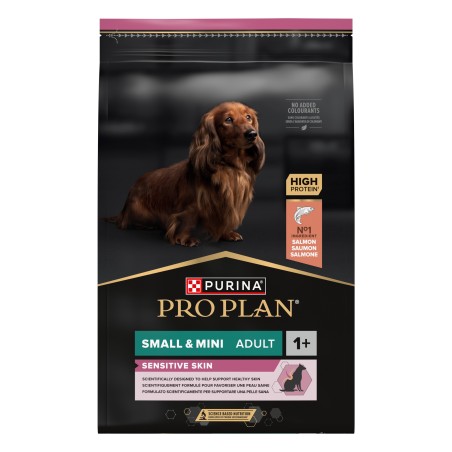 Ração para Cão Pro Plan Sensitive Skin Small & Mini Salmão