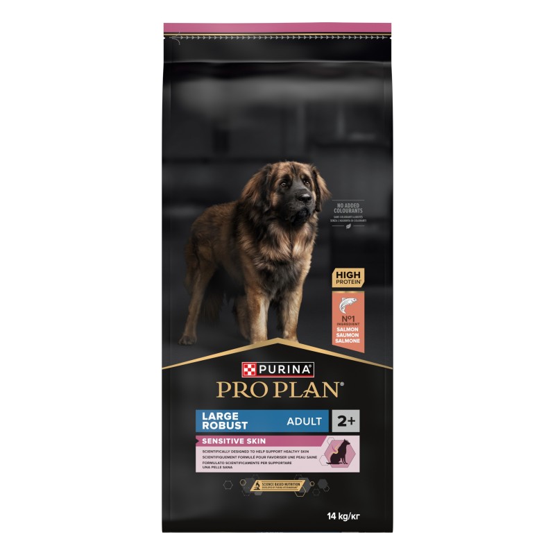 Ração para Cão Pro Plan Sensitive Skin Large Robust Salmão