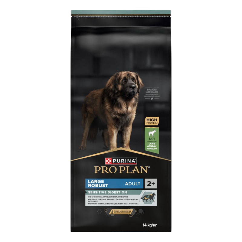 Ração para cão Pro Plan Sensitive Digestion Large Robust Borrego
