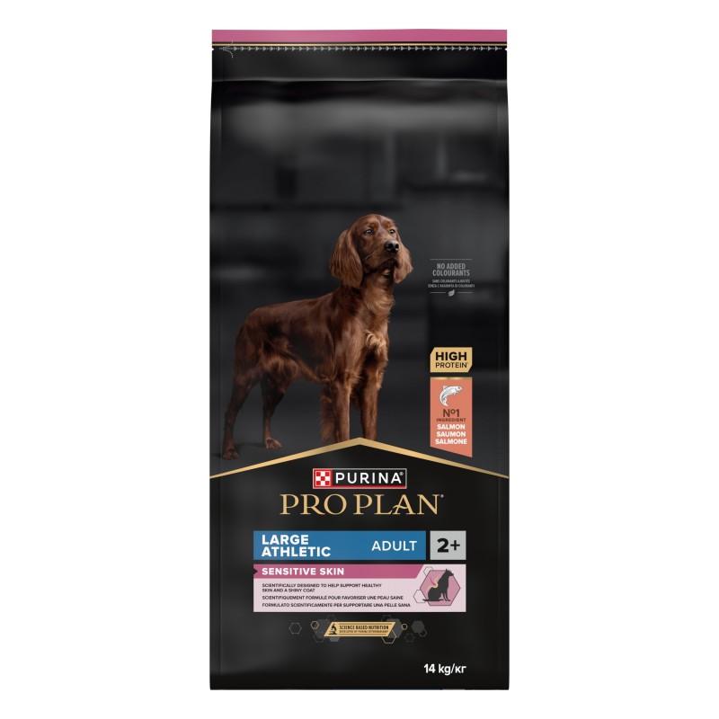 Ração para cão Pro Plan Sensitive Skin Large Athletic Adulto Salmão