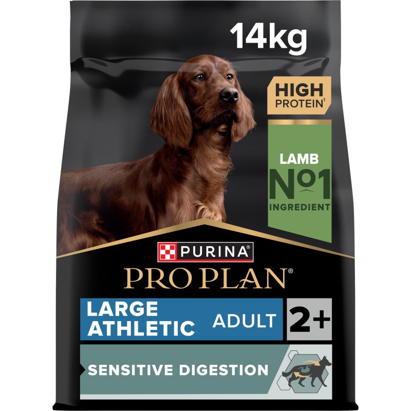 Ração para cão Pro Plan Sensitive Digestion Large Athletic Borrego