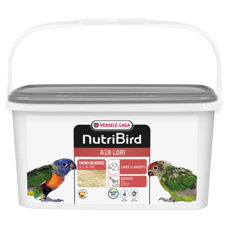 Alimento para criação para aves - Versele-Laga Nutribird A18 Lori