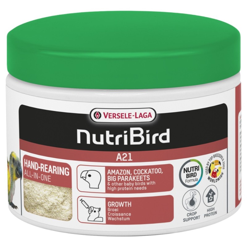 Nutribird A21 - Alimento para criação à mão para aves - Versele-Laga