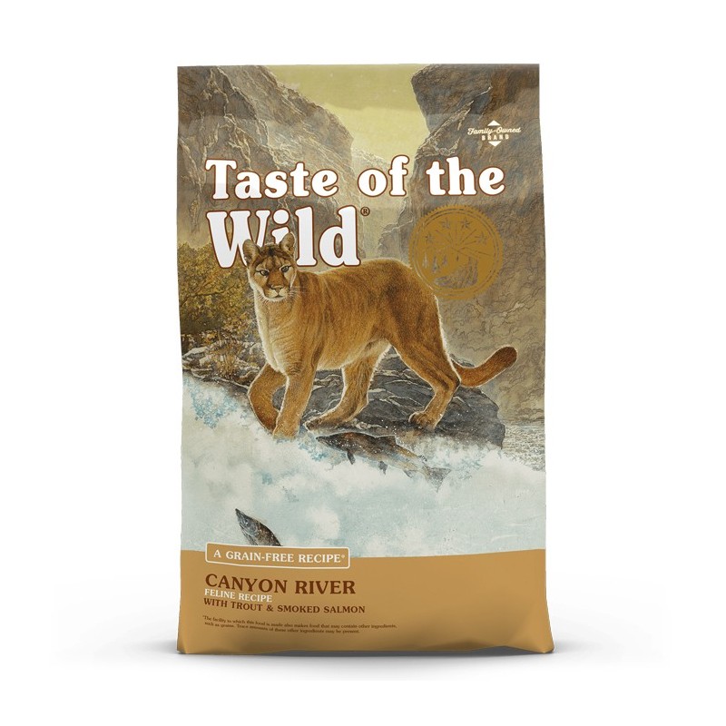 Ração para gato Taste of the Wild Canyon River - Truta e salmão fumado