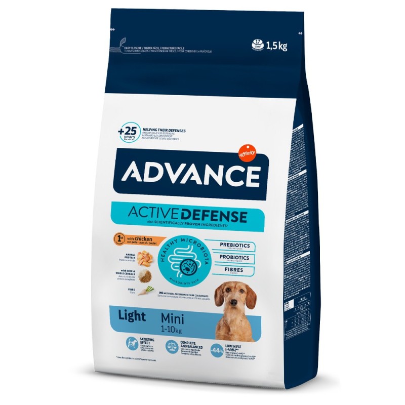 Ração para cão Advance Light Mini