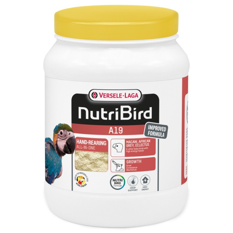 Alimento para criação à mão para aves - Versele-laga Nutribird A19