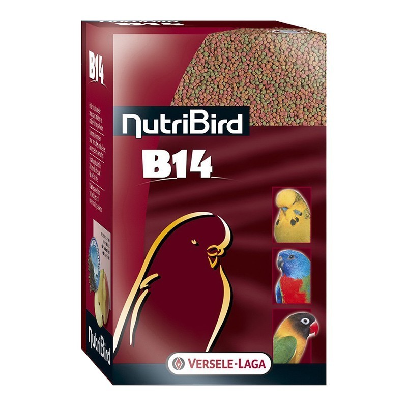 NutriBird B14 - Alimento de manutenção para periquitos e outros pequenos pássaros - Versele - Laga