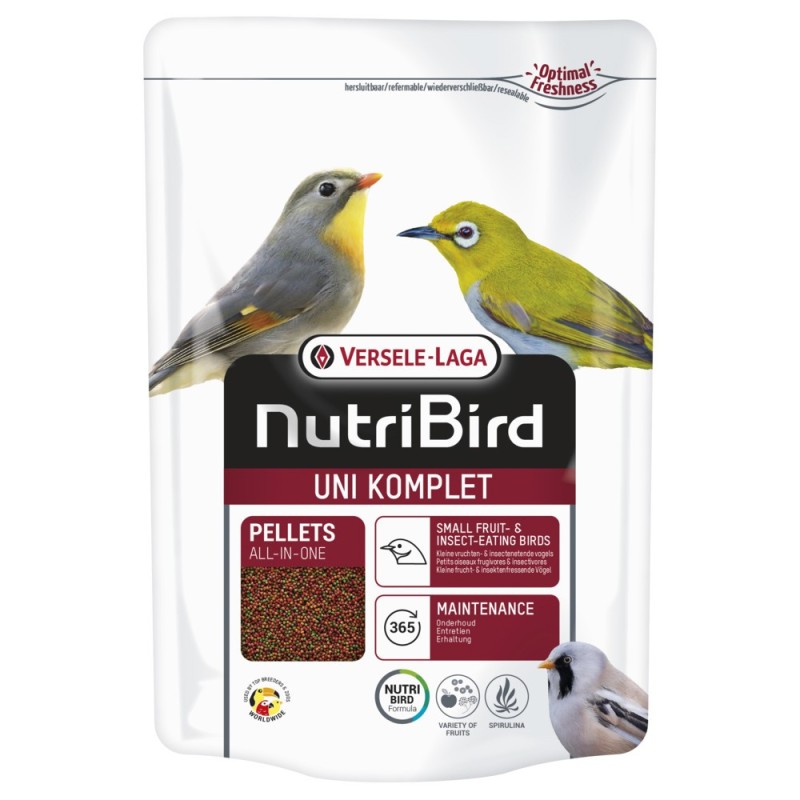 NutriBird - Alimento de manutenção de ave frugívoras e insetívoras - Versele-Laga