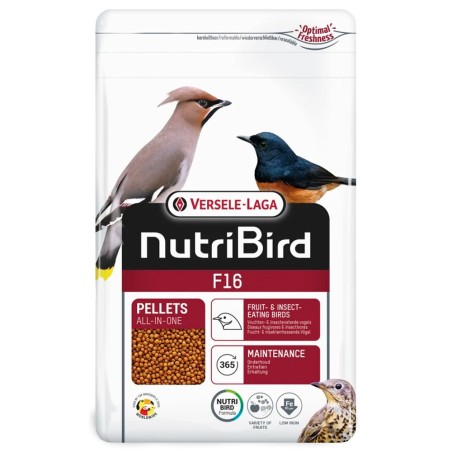 NutriBird F16 - Alimento para a manutenção de pombas de fruta - Versele Laga