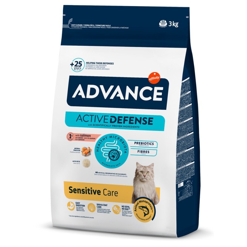 Ração para gato Advance Sensitive - Salmão