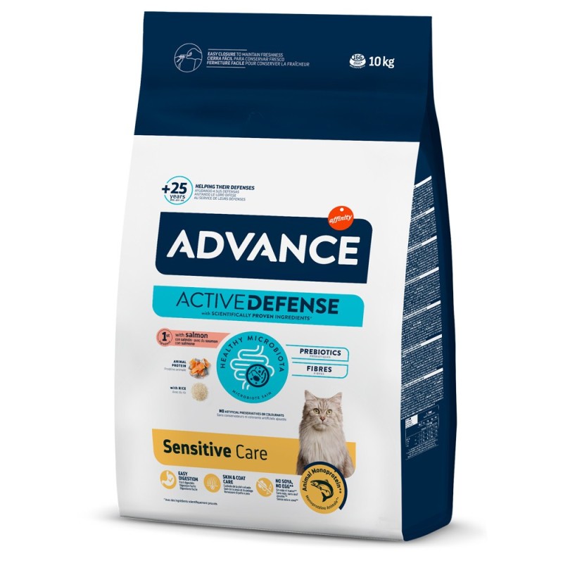 Ração para gato Advance Sensitive - Salmão