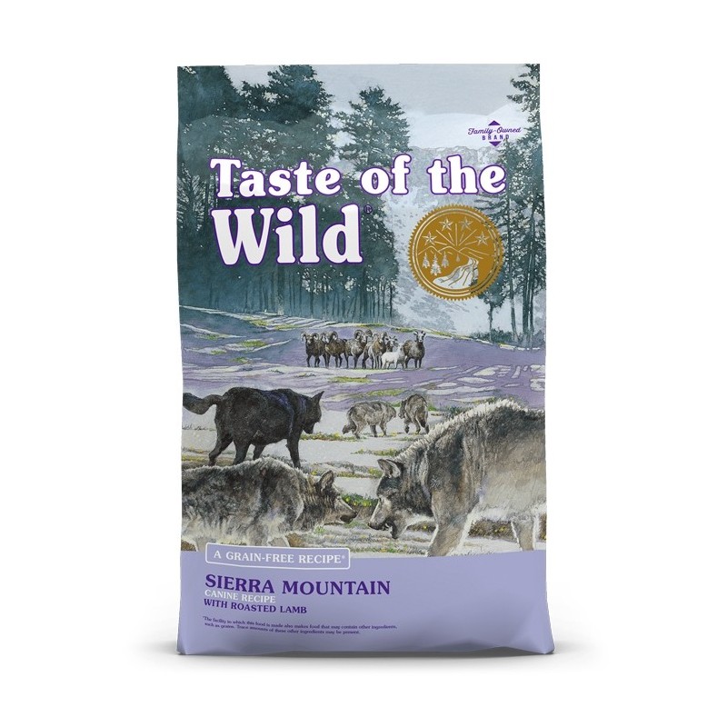 Ração para Cão Taste of the Wild Sierra Mountain Borrego