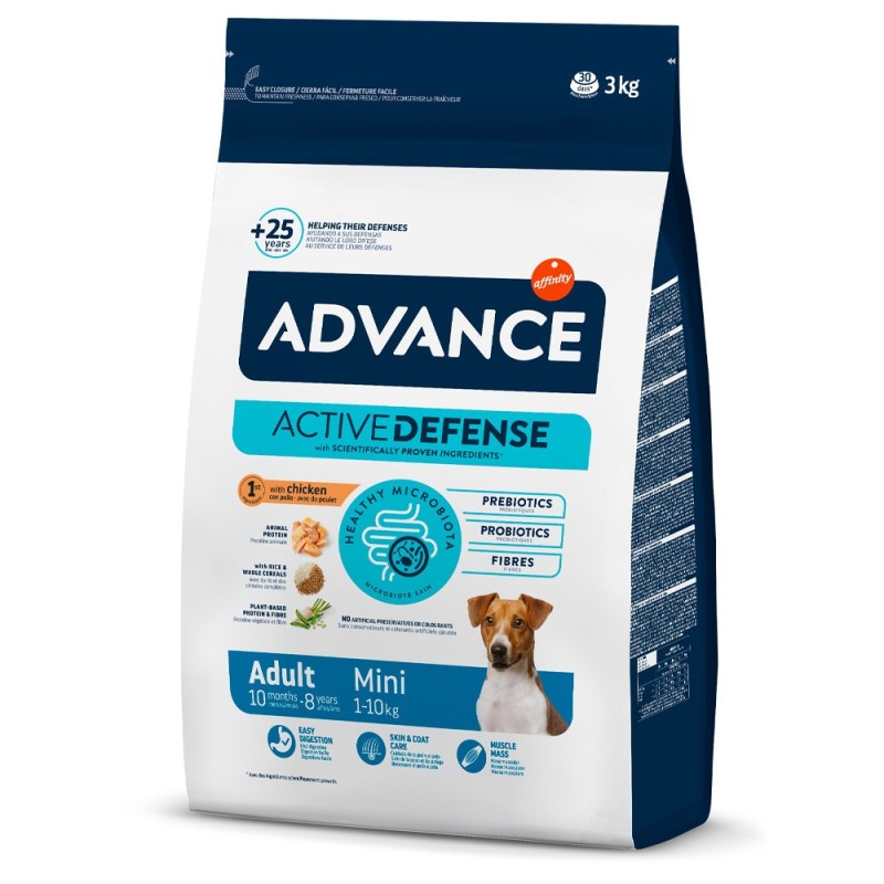 Ração para cão Advance Adult Mini Frango
