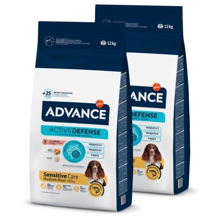 Ração para cão Advance Sensitive Medium/Maxi Salmão