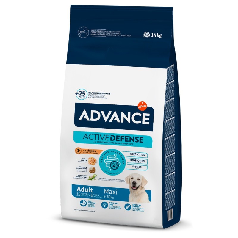 Ração para cão Advance Adult Maxi de Frango e arroz