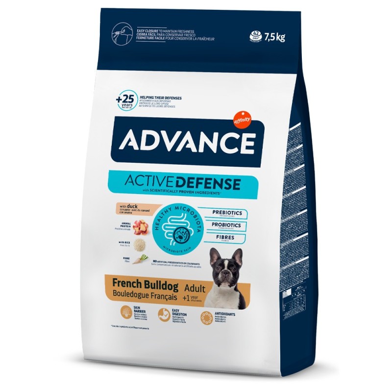 Ração para cão Advance French Bulldog de Pato e arroz