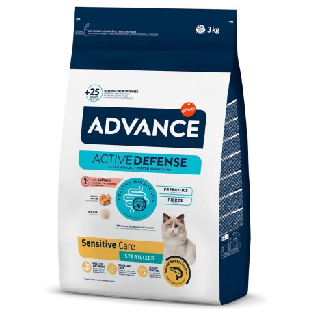 Ração para gato Advance Sensitive Sterilized - Salmão