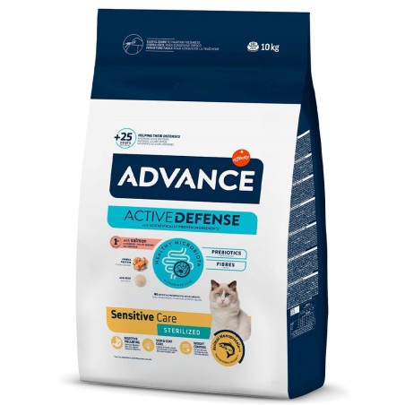 Ração para gato Advance Sensitive Sterilized - Salmão